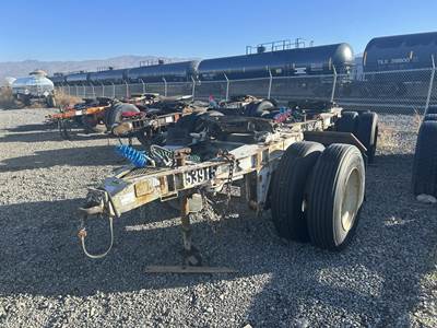 Fruehauf Single Axle Steel Dolly Trailer - Spring, Fixed Axle
