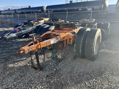 Silver Eagle Single Axle Steel Dolly Trailer - Spring, Fixed Axle