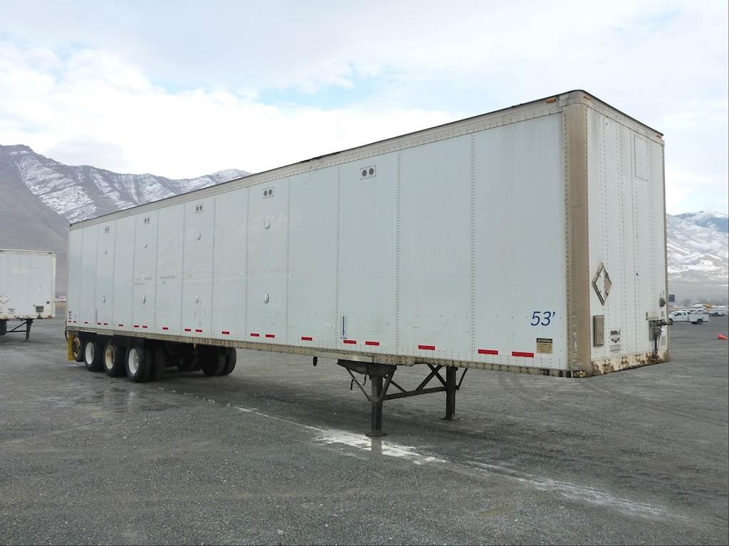 2001 Wabash 53 X 102 QUAD AXLE VAN TRAILERS Dry Van Trailer For Sale