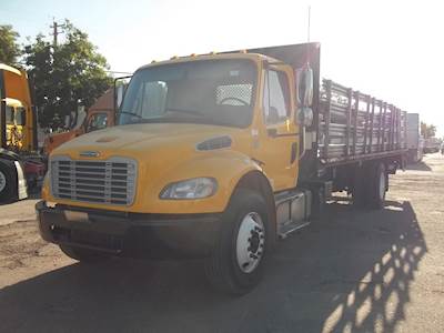 Freightliner M2 106 Single Axle Stake Bed Truck - Cummins ISB, 220HP, Automatic