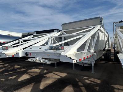 CPS 40' AIR RIDE BOTTOM DUMP, ELECTRIC FLIP TARP, VERS Tandem Axle Steel Belly Dump Trailer - Air Ride, Fixed Axle