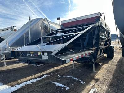 CPS 40' AIR RIDE BOTTOM DUMP, ELECTRIC TARP, HD PUSH B Tandem Axle Steel Belly Dump Trailer - Air Ride, Fixed Axle