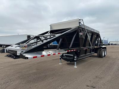 CPS 40' LIGHT WEIGHT BOTTOM DUMP, AIR RIDE, HD PUSH BL Tandem Axle Steel Belly Dump Trailer - Air Ride, Fixed Axle
