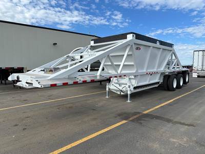 CPS 42' AIR RIDE TRI AXLE BOTTOM DUMP, REAR LIFT AXLE, Tri Axle Steel Belly Dump Trailer - Air Ride, Fixed Axle