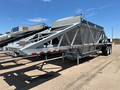 CPS LIGHT WEIGHT BOTTOM DUMP, 40', AIR RIDE, ELECTRIC Tandem Axle Steel Belly Dump Trailer - Air Ride, Fixed Axle
