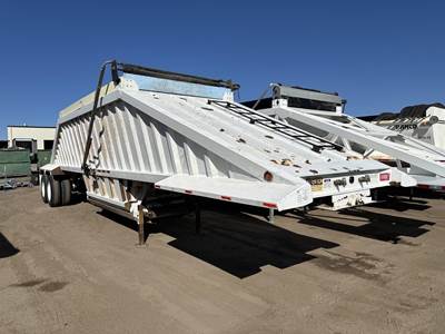Construction Trailer Specialists (CTS) BDT-40 40ft Tandem Axle Steel Belly Dump Trailer - Spring, Fixed Axle