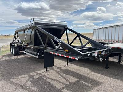 Ranco 40' AIR RIDE BOTTOM DUMP, VERSA VALE, PUSH BLOCK Tandem Axle Steel Belly Dump Trailer - Air Ride, Fixed Axle