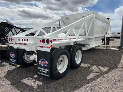 Ranco 40' AIR RIDE BOTTOM DUMP, VERSA VALVE, PUSH BLOCK Tandem Axle Steel Belly Dump Trailer - Air Ride, Fixed Axle