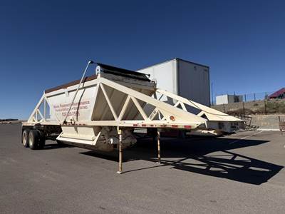 Ranco 40' SINGLE POINT SPRING BOTTOM DUMP, 21 CU YDS Tandem Axle Steel Belly Dump Trailer - Single Point, Fixed Axle