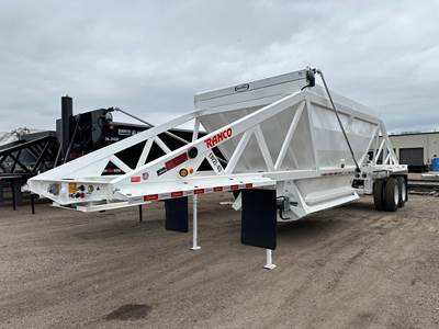 Ranco LW21-40 AIR RIDE BOTTOM DUMP, ELECTRIC FLIP TARP Belly Dump Trailer