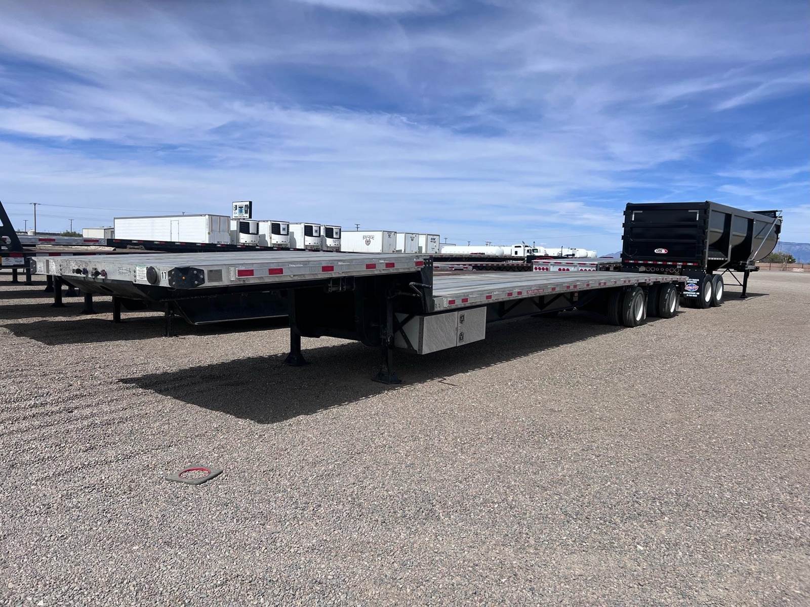 2020 Brazos 53x102 Combination Drop Deck Trailer Air Ride, Sliding Axle For Sale Albuquerque