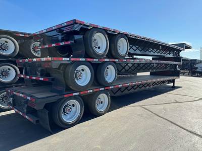 DURA HAUL 48x102 Steel Drop Deck Trailer - Air Ride, Fixed Axle