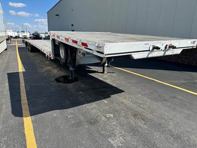 East 53x102 Aluminum Drop Deck Trailer - Air Ride, Sliding Axle
