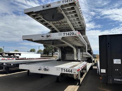 Extreme 53x102 Aluminum Drop Deck Trailer - Air Ride, Sliding Axle