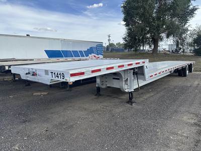 Extreme 53x102 Aluminum Drop Deck Trailer - Air Ride, Sliding Axle