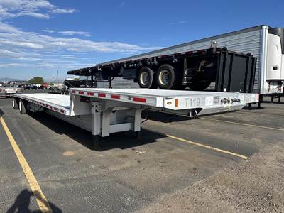 Fontaine Revolution 53x102 Aluminum Drop Deck Trailer - Air Ride, Sliding Axle