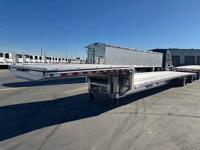 MAC 53x102 Aluminum Drop Deck Trailer - Air Ride, Sliding Axle