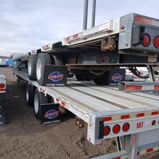 Manac 53x102 Combination Drop Deck Trailer - Air Ride, Sliding Axle