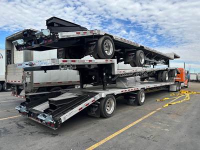 Manac 53x102 Combination Drop Deck Trailer - Air Ride, Fixed Axle