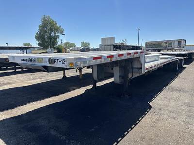 Reitnouer 48x102 Aluminum Drop Deck Trailer - Air Ride, Fixed Spread Axle