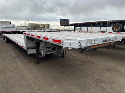 Trail King 53x102 Aluminum Drop Deck Trailer - Air Ride, Sliding Axle