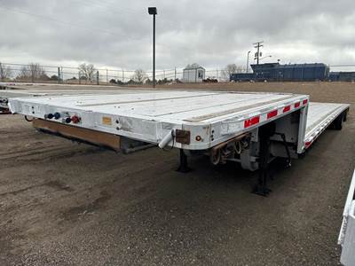 Trail King 53x102 Aluminum Drop Deck Trailer - Air Ride, Sliding Axle