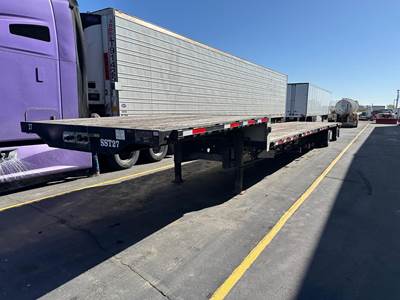 Transcraft DTL-2000 53x102 Steel Drop Deck Trailer - Air Ride, Fixed Spread Axle