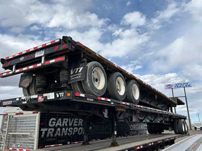 UTILITY 48x102 Tri Axle Steel Drop Deck Trailer - Air Ride, Fixed Axle