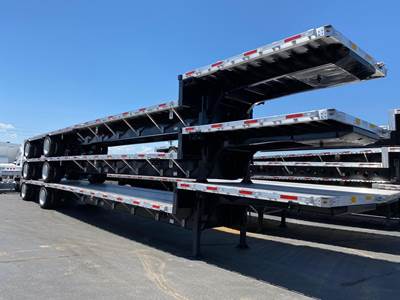 UTILITY 53x102 Combination Drop Deck Trailer - Air Ride, Fixed Spread Axle