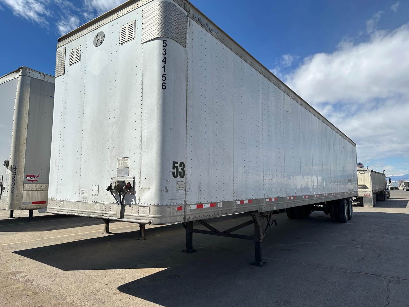 2005 Great Dane 53 ft Dry Van Trailer Swing Door, Air Ride, Sliding