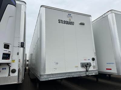 Hyundai 53 ft Dry Van Trailer - Swing Door, Air Ride, Sliding Axle