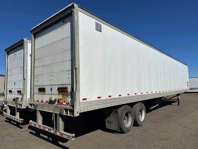 Hyundai 53 ft Dry Van Trailer - Roll up Door, Air Ride, Sliding Axle