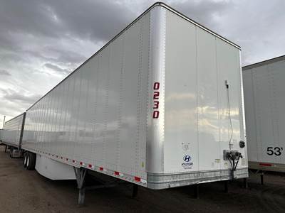 Hyundai 53 ft Dry Van Trailer - Swing Door, Air Ride, Sliding Axle