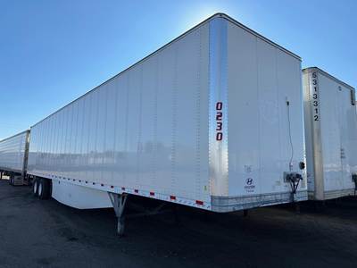 Hyundai 53 ft Dry Van Trailer - Swing Door, Air Ride, Sliding Axle
