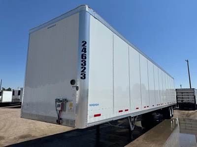 Wabash 53 ft Dry Van Trailer - Swing Door, Air Ride, Sliding Axle