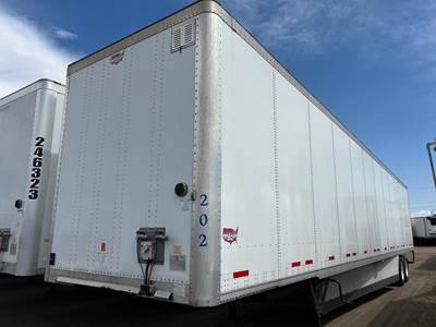 Wabash DuraPlate 53 ft Dry Van Trailer - Swing Door, Air Ride, Sliding Axle
