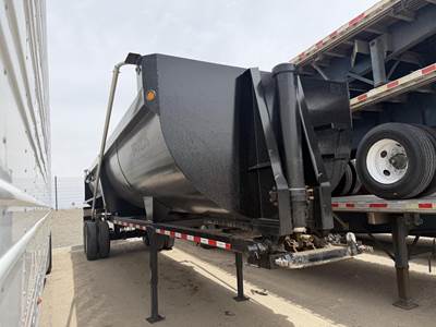 Brazos 34 ft Half Round End Dump Trailer - Tandem Axle, Steel, Single Point