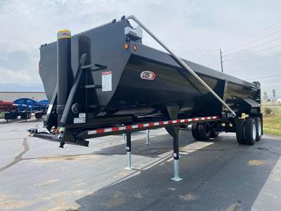 CPS 34 ft Half Round End Dump Trailer - Tandem Axle, Steel, Single Point