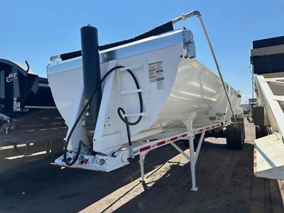 DURA HAUL 34 ft Half Round End Dump Trailer - Tandem Axle, Steel, Single Point