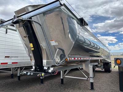 MAC 39 ft Half Round End Dump Trailer - Tandem Axle, Aluminum, Air Ride