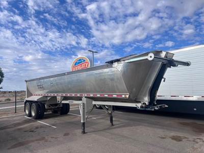 MAC MACsimizer 35 ft Half Round End Dump Trailer - Tandem Axle, Aluminum, Air Ride