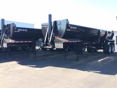 Ranco 26-34QF RANCO QUARTER FRAME, HIGH LIFT GATE, 1/2 R End Dump Trailer