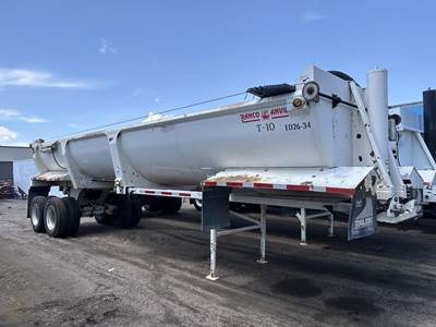 Ranco ED26-34 ANVIL STEEL FRAMELESS ROC END DUMP End Dump Trailer