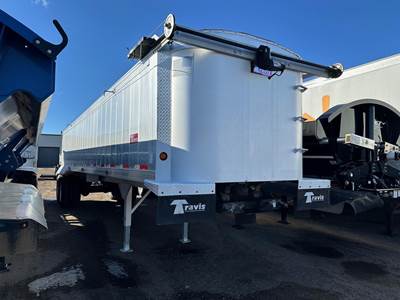 Travis 35 ft End Dump Trailer - Tandem Axle, Aluminum, Air Ride