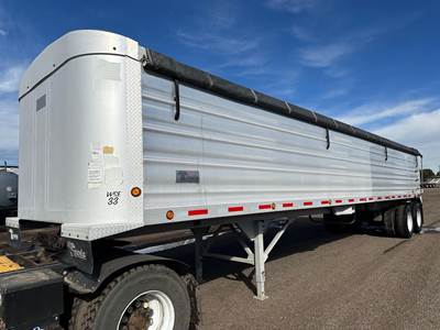 Travis 39 ft End Dump Trailer - Tandem Axle, Aluminum, Air Ride