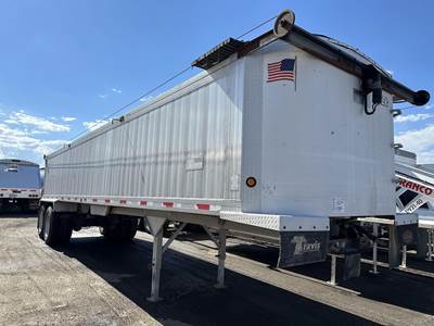 Travis VERTEX 35 ft End Dump Trailer - Tandem Axle, Aluminum, Air Ride