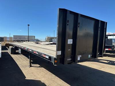 Direct Trailer 48x102 Steel Flatbed Trailer - Air Ride, Fixed Axle