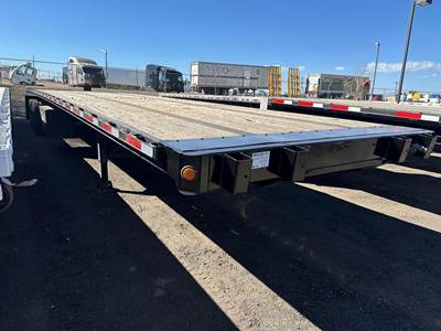 Direct Trailer 45x102 Steel Flatbed Trailer - Spring, Sliding Axle