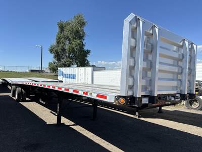 Fontaine 48x102 Combination Flatbed Trailer - Air Ride, Fixed Spread Axle