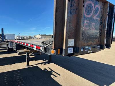 Fontaine 48x102 Steel Flatbed Trailer - Spring, Sliding Axle